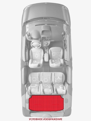 ЭВА коврики «Queen Lux» багажник для Audi S3 (8L)